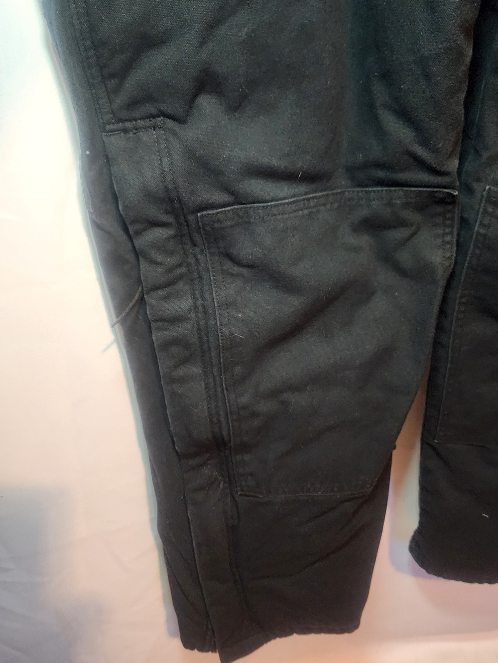 Rugged Wear Mens Insulated Winter Bib Overalls Black Sz Medium (G) - Picture 7 of 10